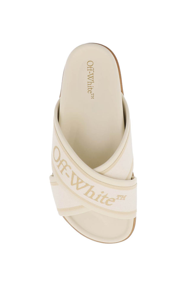 Off-White Slides Con Logo Ricamato Women-Slides-OFF-WHITE-Urbanheer