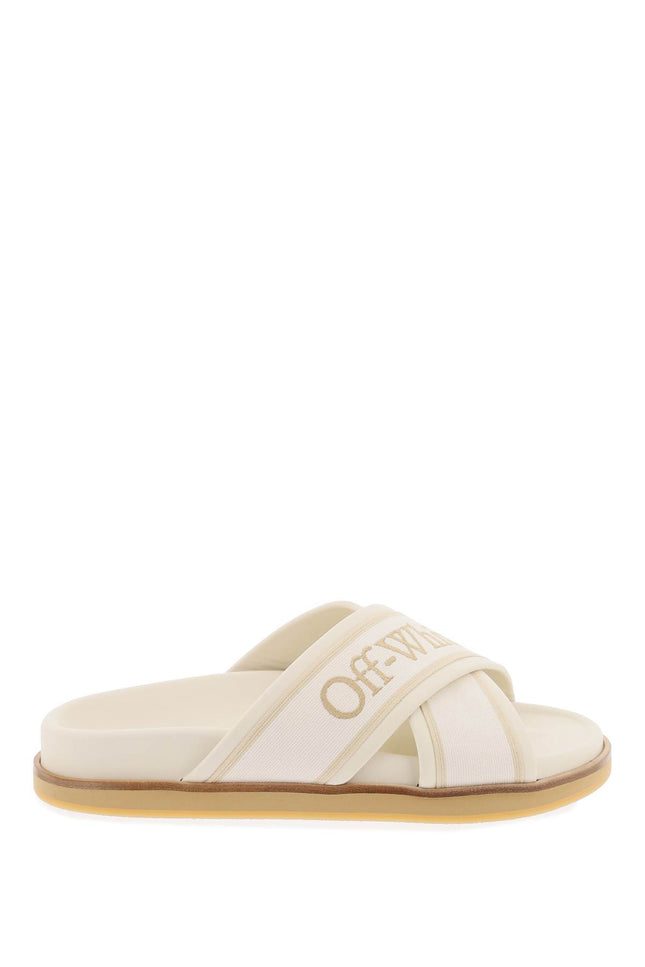 Off-White Slides Con Logo Ricamato Women-Slides-OFF-WHITE-36-Urbanheer