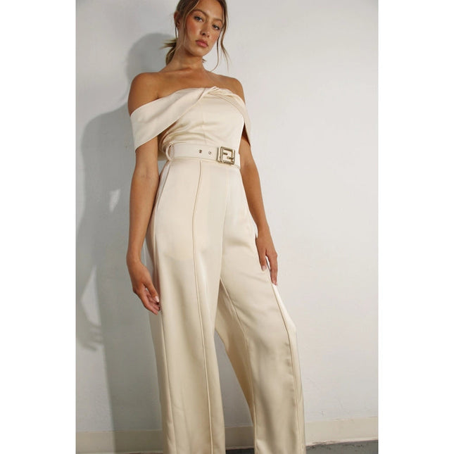 Off Shoulder Jumpsuit