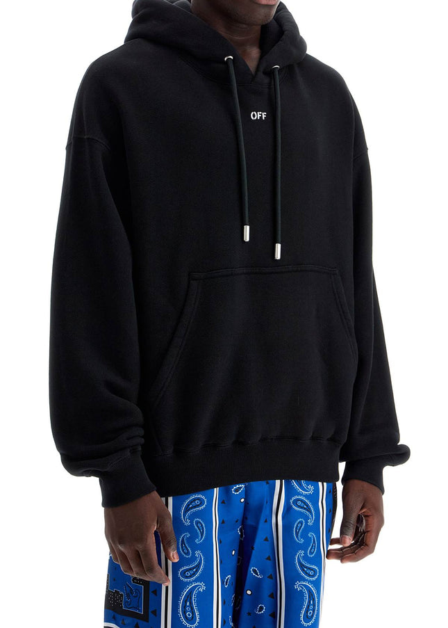 Off White Off-White hooded sweatshirt with off print