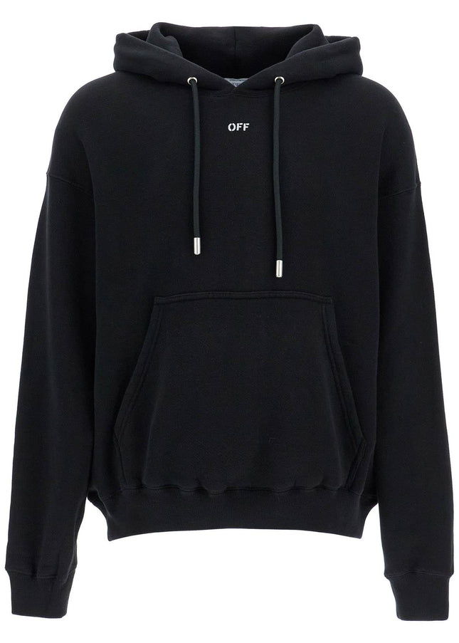 Off White Off-White hooded sweatshirt with off print