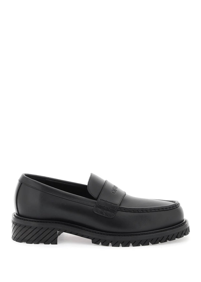 Off White Off-White leather loafers for