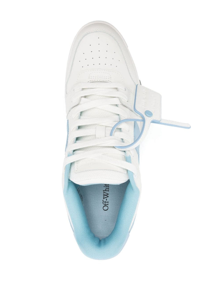 Off White Sneakers Clear Blue