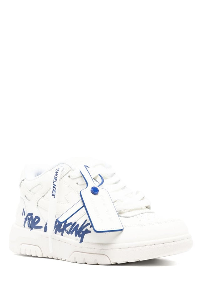 Off White Sneakers Clear Blue