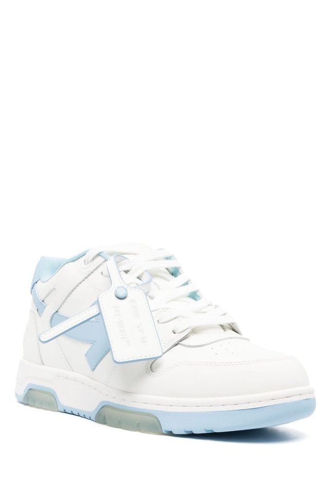 Off White Sneakers Clear Blue