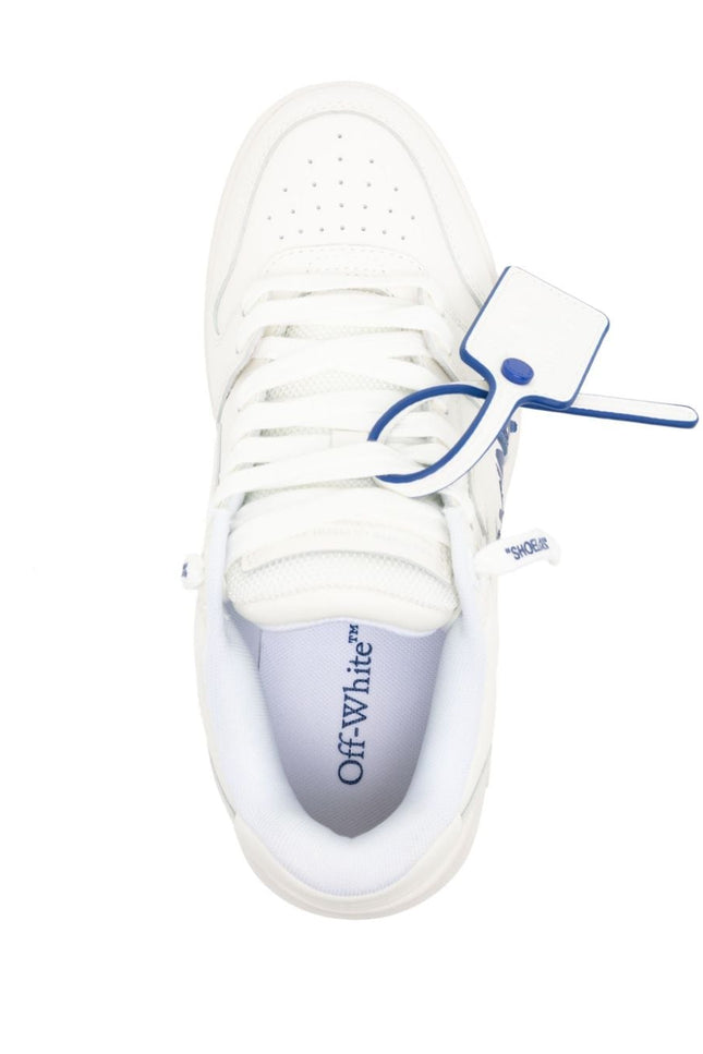 Off White Sneakers Clear Blue