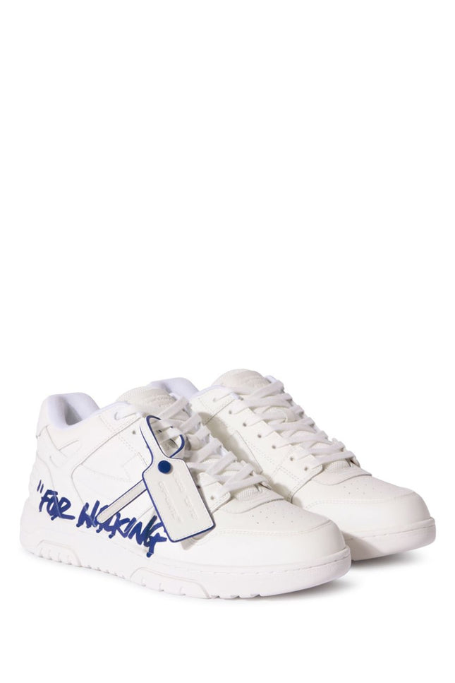 Off White Sneakers Clear Blue