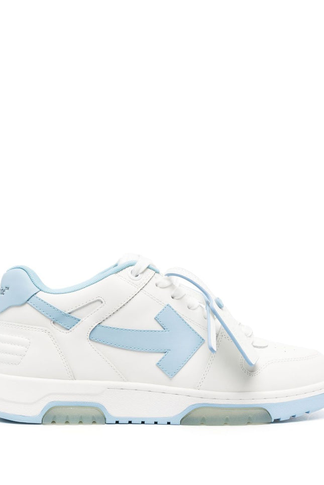 Off White Sneakers Clear Blue