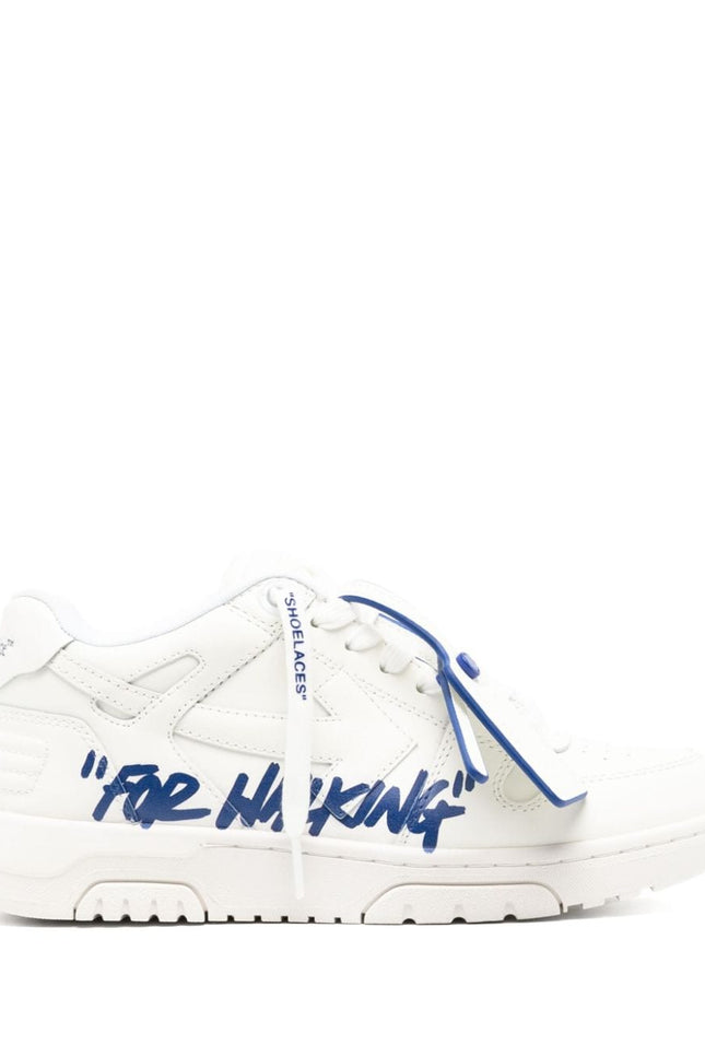 Off White Sneakers Clear Blue