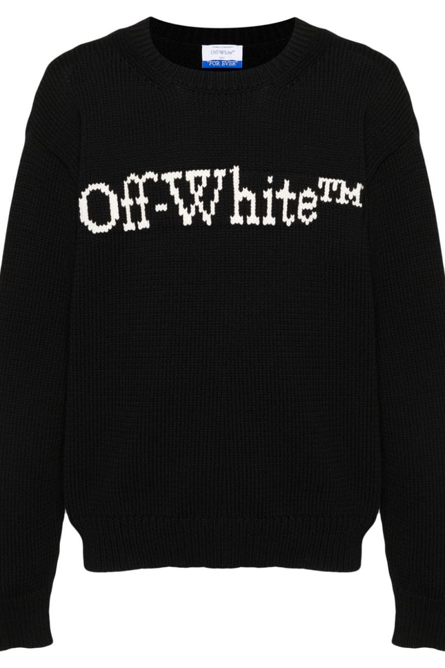 Off White Sweaters Black