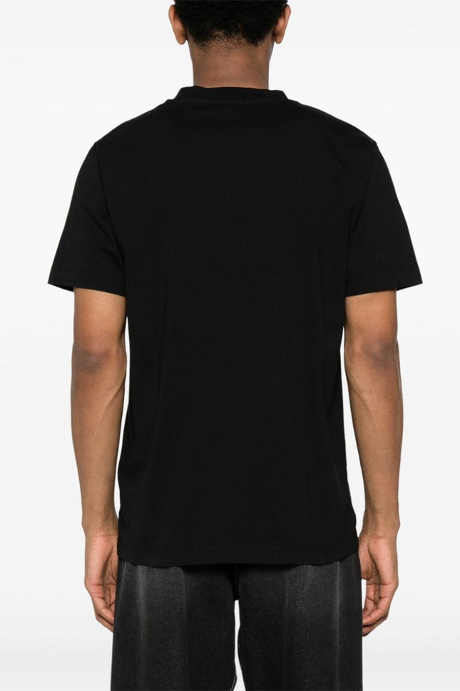 Off White T-Shirts And Polos Black