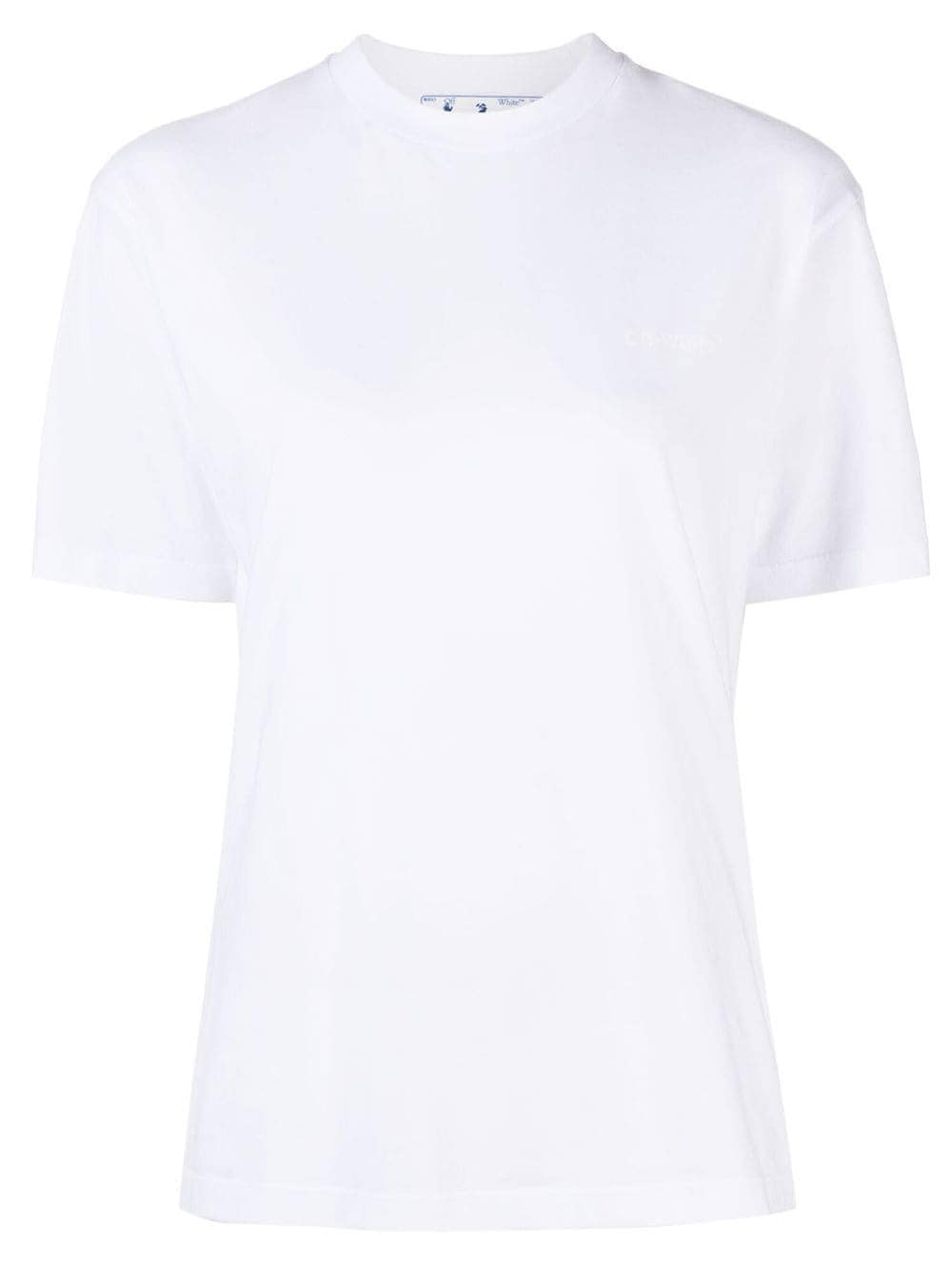 Off White T-Shirts And Polos White-women > clothing > topwear-Off White-Urbanheer