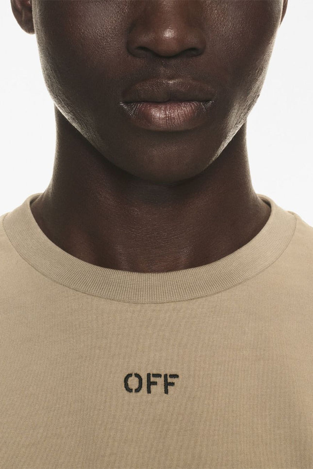 Off White T-shirts and Polos Beige