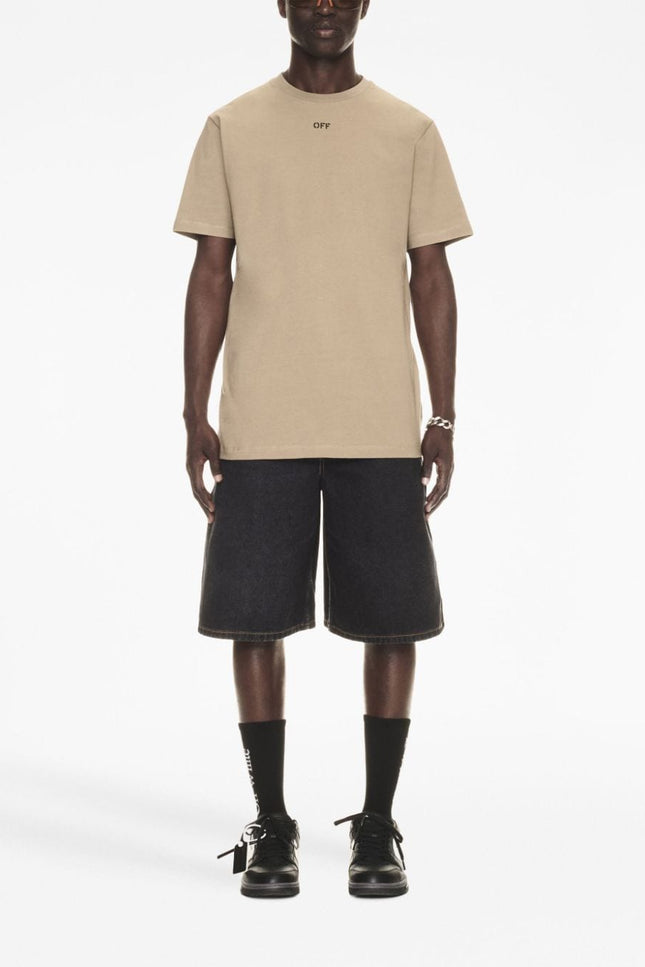 Off White T-shirts and Polos Beige