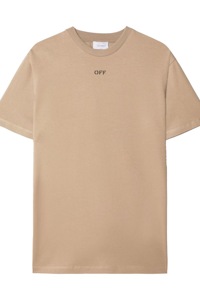 Off White T-shirts and Polos Beige