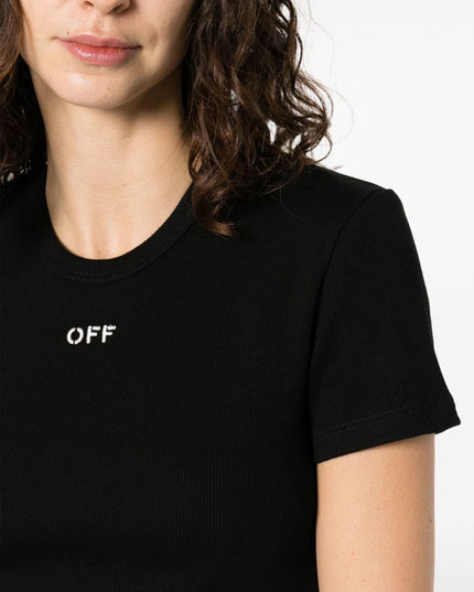 Off White T-shirts and Polos Black