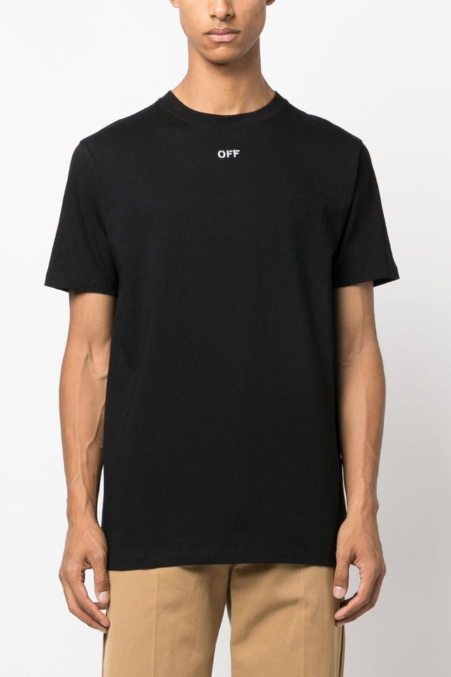 Off White T-shirts and Polos Black