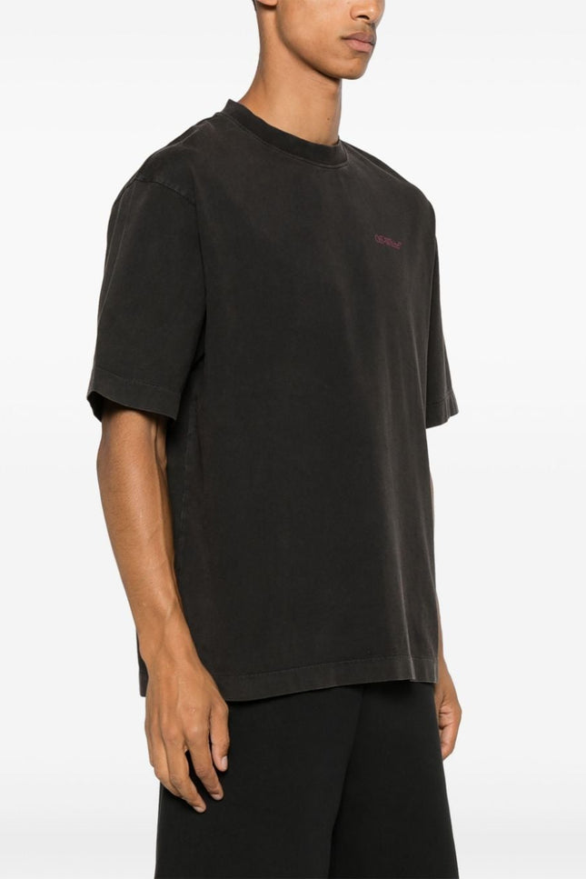 Off White T-shirts and Polos Black