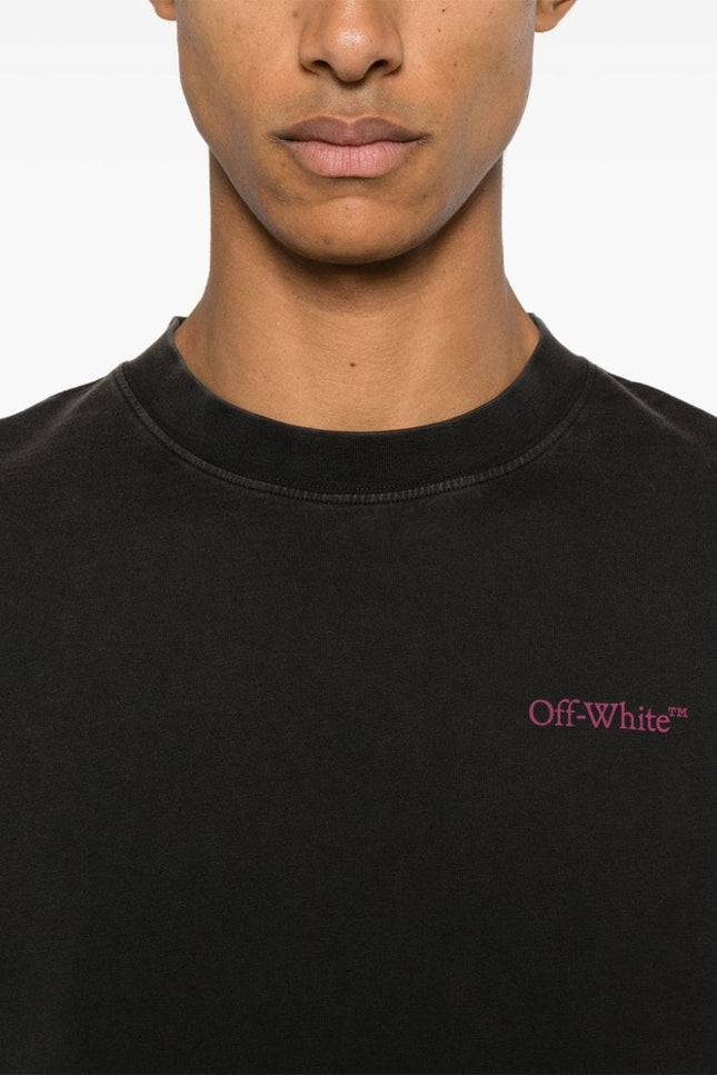 Off White T-shirts and Polos Black