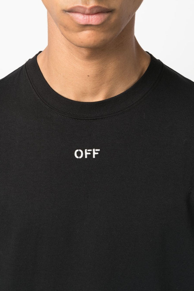 Off White T-shirts and Polos Black