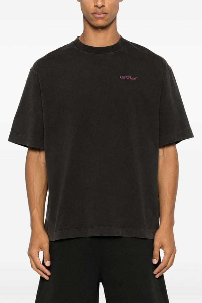 Off White T-shirts and Polos Black