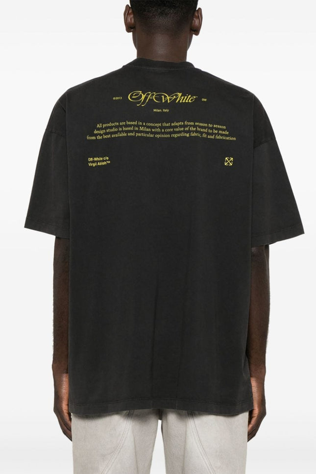 Off White T-shirts and Polos Black