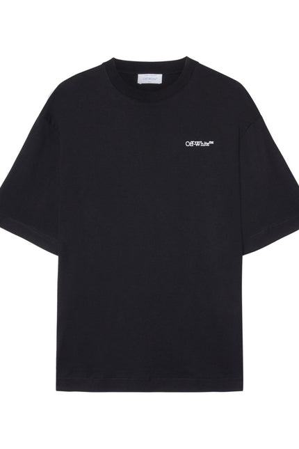 Off White T-Shirts And Polos Black