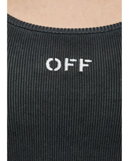 Off White Top Grey