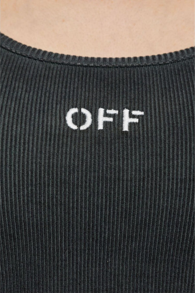 Off White Top Grey