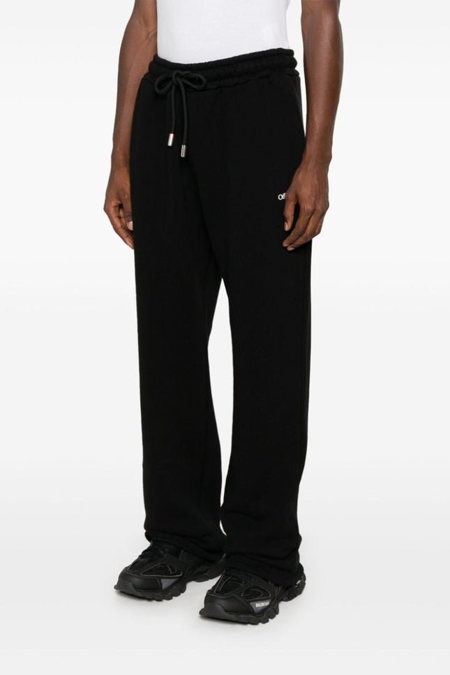 Off White Trousers Black