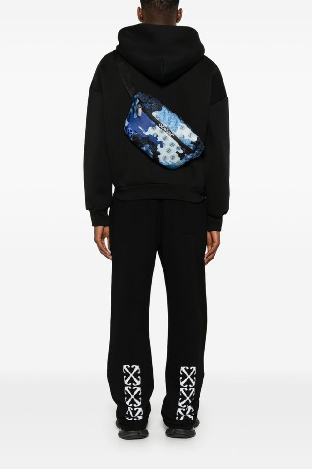 Off White Trousers Black