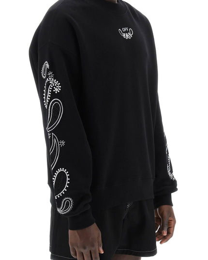 Off-White "arrow bandana crewneck sweat