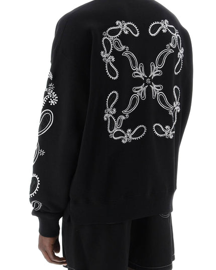 Off-White "arrow bandana crewneck sweat