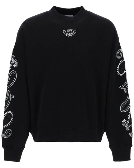 Off-White "arrow bandana crewneck sweat