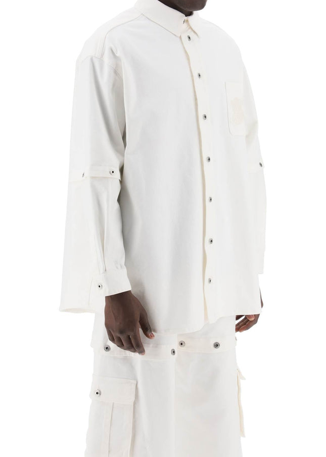 Off-White convertible overshirt with 90's