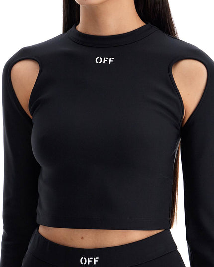 Off-White "cropped top with cut out detail