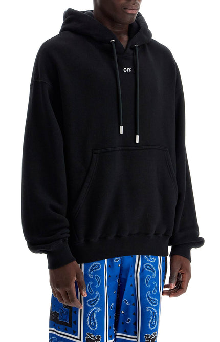 Off-White hooded sweatshirt with off print