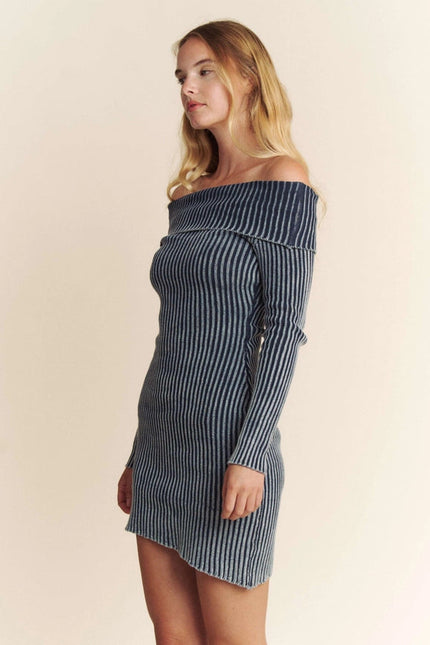 Offshoulder Sweater Dress