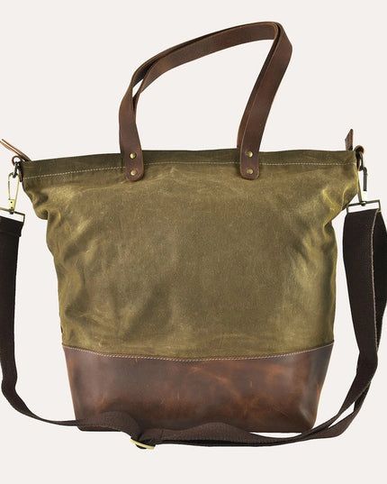 Olive Boyfriend Tote Canvas Bag