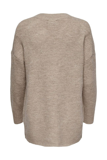 Only Beige Acrylic Sweater