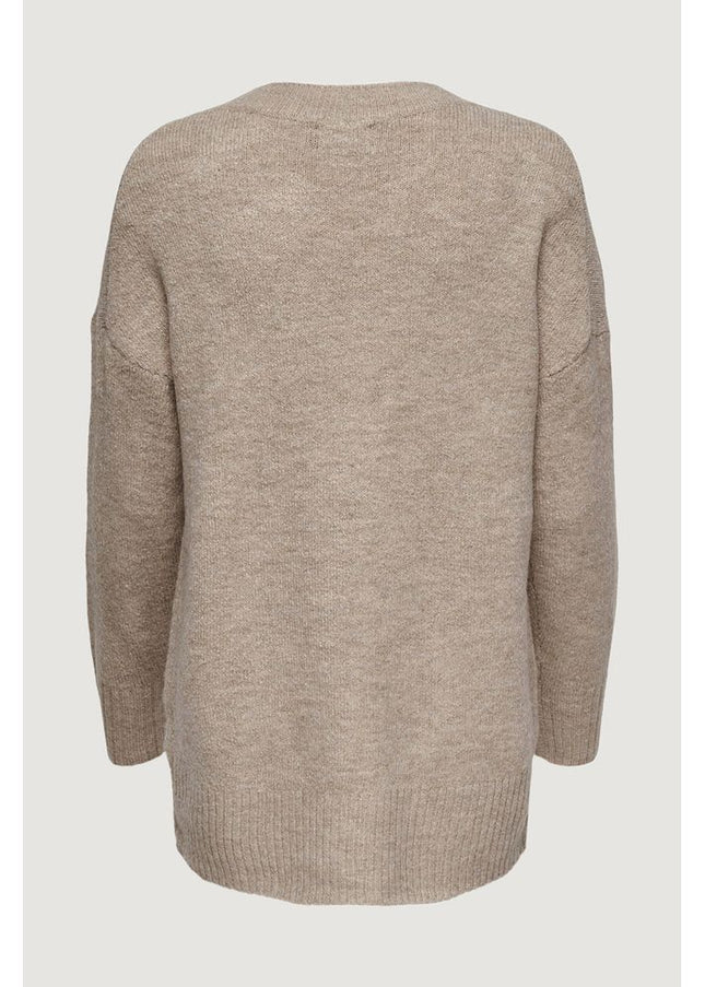 Only Beige Acrylic Sweater