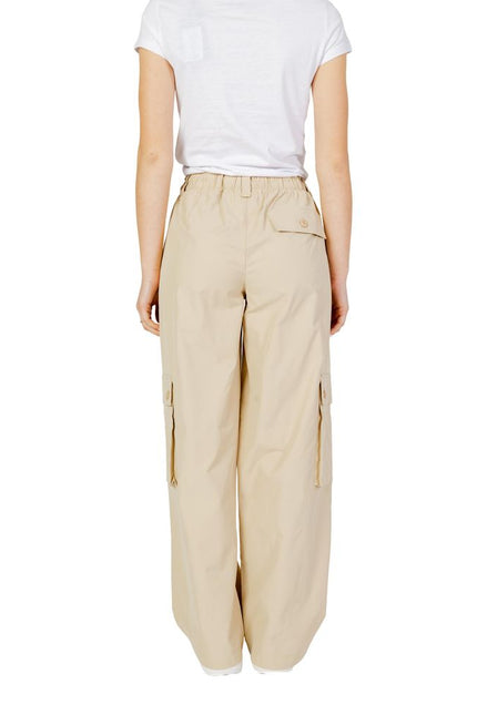 Only Beige Cotton Jeans & Pant