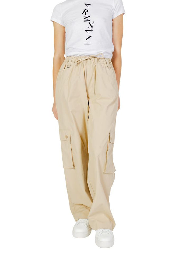 Only Beige Cotton Jeans & Pant