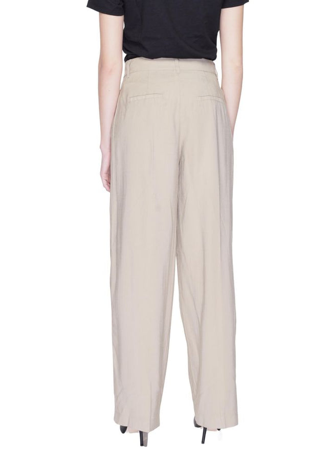 Only Beige Viscose Jeans & Pant