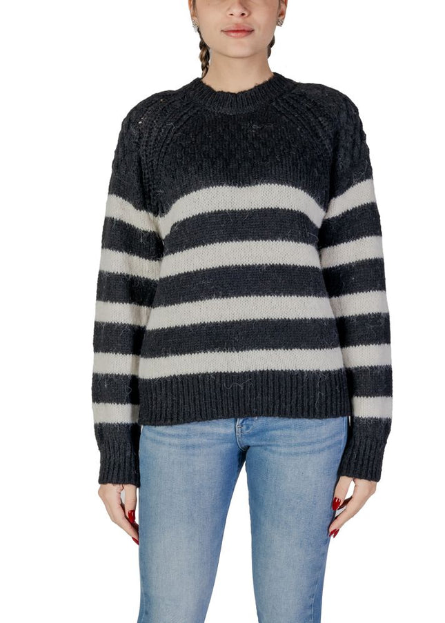 Only Black And White Recycled Polyester Sweater