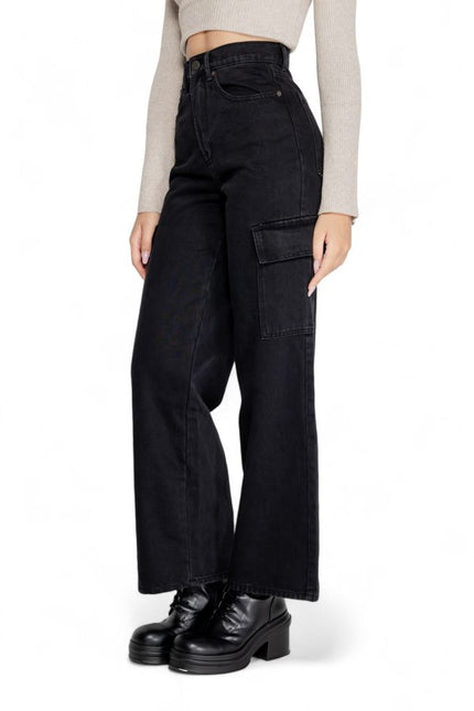 Only Black Cotton Jeans & Pant