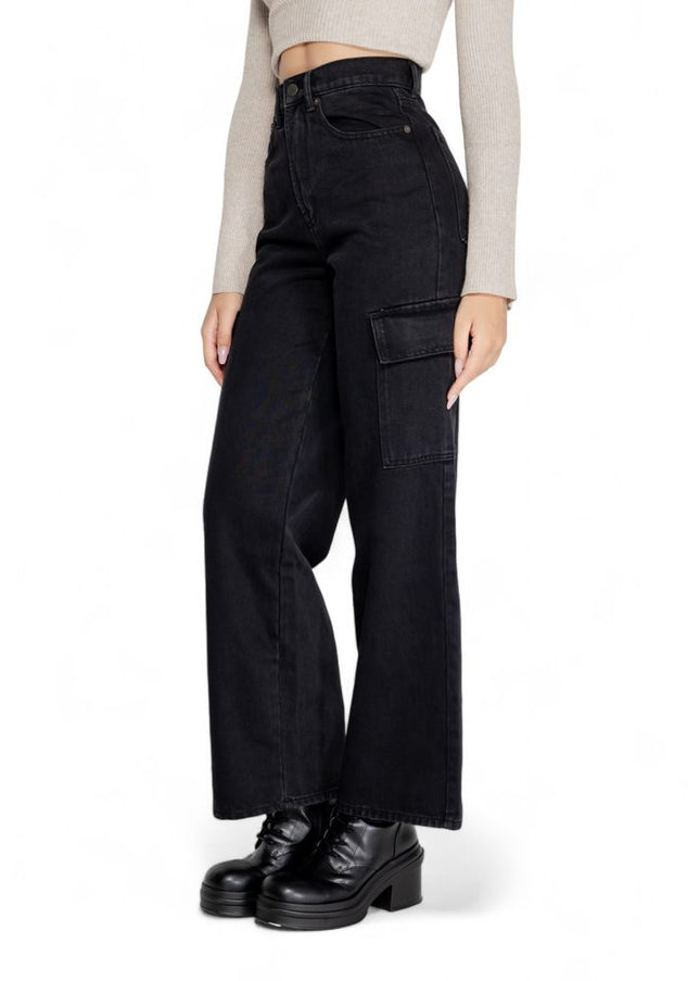 Only Black Cotton Jeans & Pant