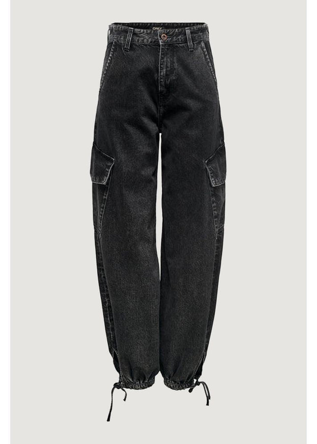 Only Black Cotton Jeans & Pant