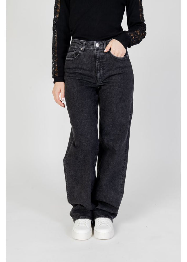 Only Black Cotton Jeans & Pant