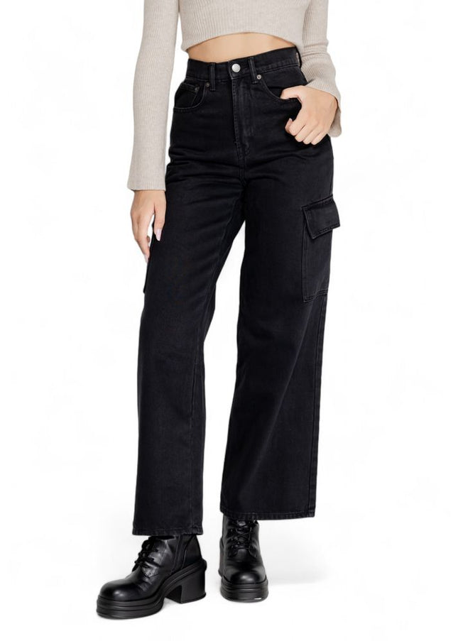 Only Black Cotton Jeans & Pant